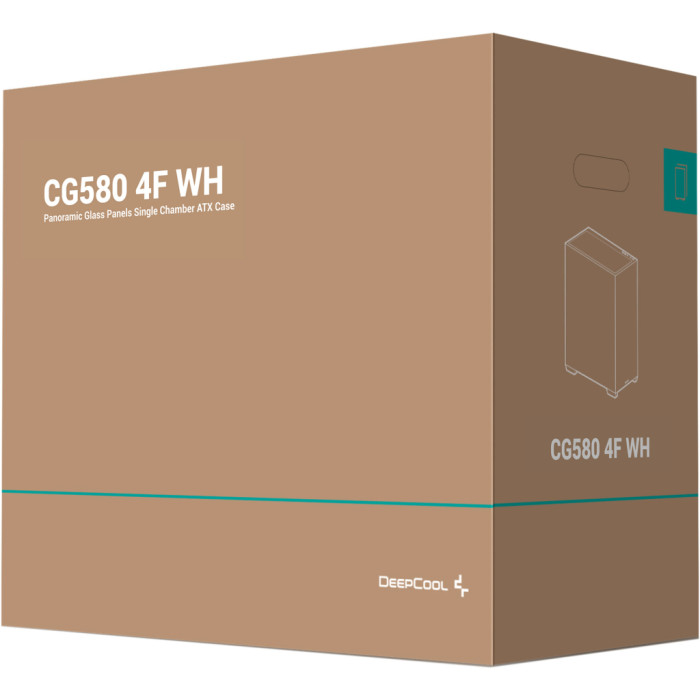 Корпус для ПК Deepcool CG580 4F White (R-CG580-WHADA4-G-1)