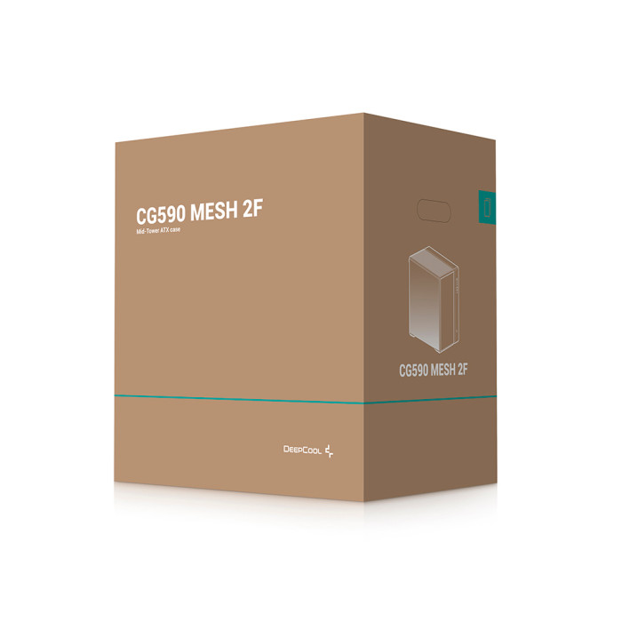 Корпус для ПК Deepcool CG590 Mesh 2F Black (R-CG590MESH-BKANA2-G)