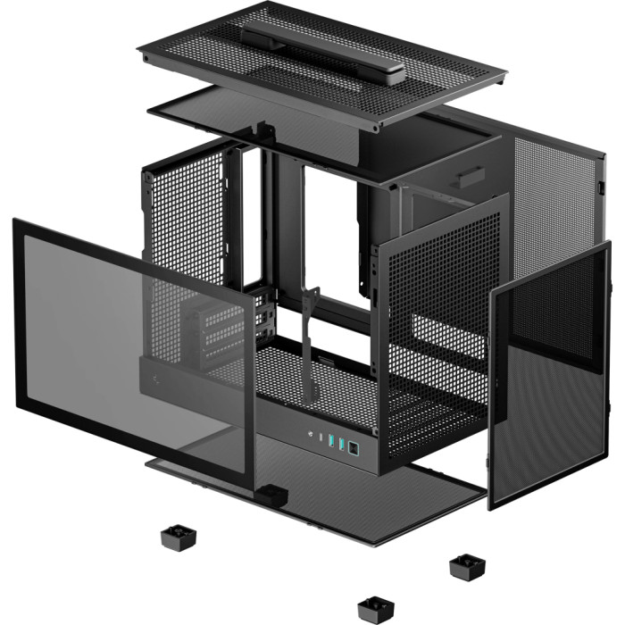 Корпус для ПК Deepcool CH160 Black (R-CH160-BKNGI0-G-1)
