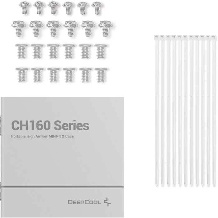 Корпус для ПК Deepcool CH160 White (R-CH160-WHNGI0-G-1)