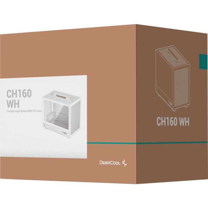 Корпус для ПК Deepcool CH160 White (R-CH160-WHNGI0-G-1)