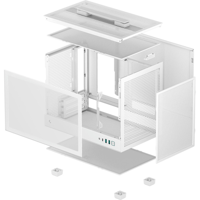 Корпус для ПК Deepcool CH160 White (R-CH160-WHNGI0-G-1)