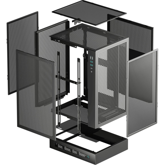 Корпус для ПК Deepcool CH170 Digital Black (R-CH170-BKNPI0D-G-1)