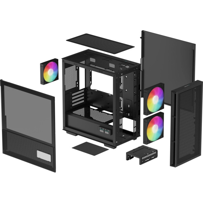 Корпус для ПК Deepcool CH360 Digital Black (R-CH360-BKAPE3D-G-1)