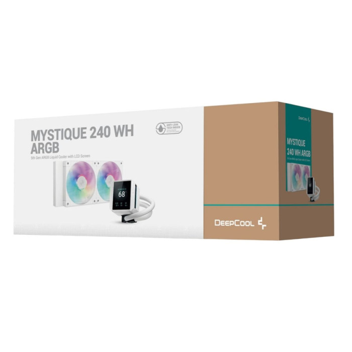 Система рідинного охолодження Deepcool Mystique 240 ARGB White (R-LX240-WHDSNMCP-G-1)
