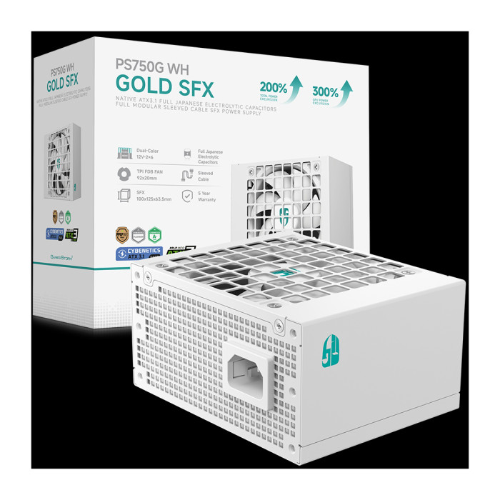 Блок живлення Deepcool 750W GamerStorm PS750G White (R-PS750G-FE0W-JGEU)