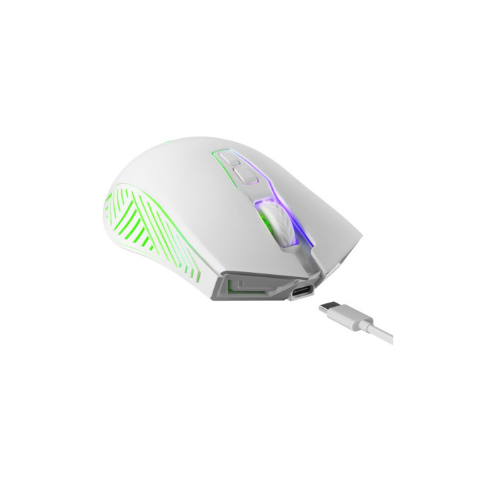 Мишка Defender Pandora GM-502 LED Wireless White (52502)