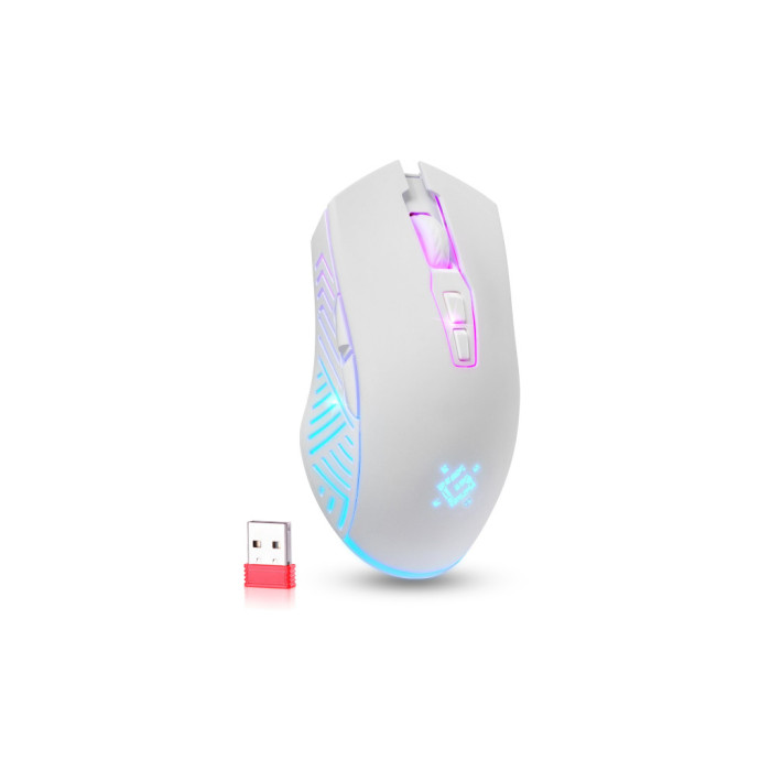Мишка Defender Pandora GM-502 LED Wireless White (52502)