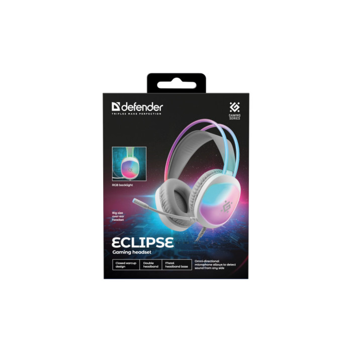 Навушники Defender Eclipse USB White (62440)