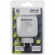 Зарядний пристрій Defender UPA-30 3 порт USB + TypeC, 5V / 4A (83535)
