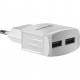 Зарядний пристрій Defender UPA-22 white, 2xUSB, 2.1A (83580)