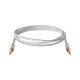 Кабель мультимедійний 3.5mm M to 3.5mm M 1.2m white Defender (87513)
