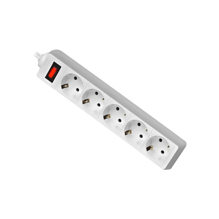 Мережевий фільтр живлення Defender ES 3m 5 роз. white (99482)