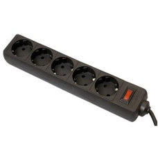Мережевий фільтр живлення Defender ES 5m 5 роз. black (994860)