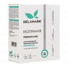 Пральний порошок DeLaMark Premium Line Universal з ефектом кондиціонера 1 кг (4820152330963)