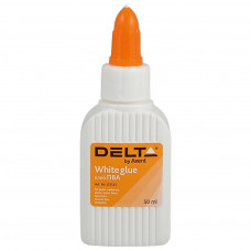 Клей Delta by Axent White glue, PVA, 50 мл, cap dispenser (D7121)