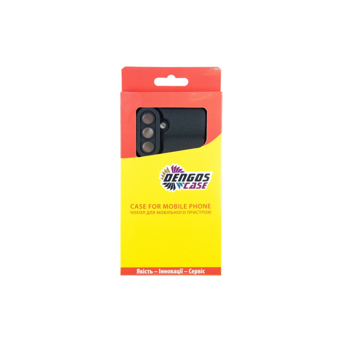 Чохол до мобільного телефона Dengos Kit Samsung Galaxy A36 Soft + 2 pcs glass (Black) (DG-CTG2P-13)
