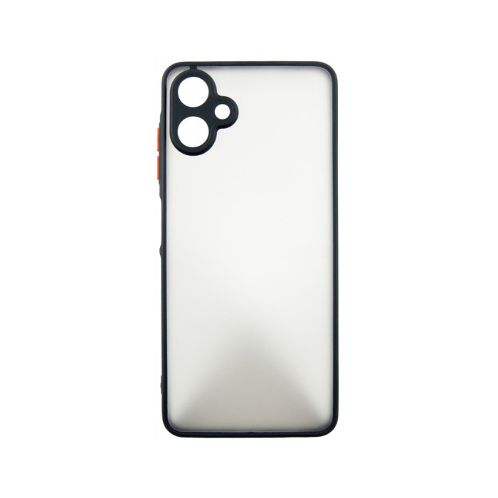 Чохол до мобільного телефона Dengos Kit Samsung Galaxy A06 case Matte + glass (Black) (DG-KM-126)