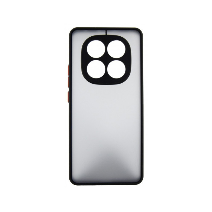 Чохол до мобільного телефона Dengos Kit Xiaomi Redmi Note 14 Pro case Matte + glass (Black) (DG-KM-128)
