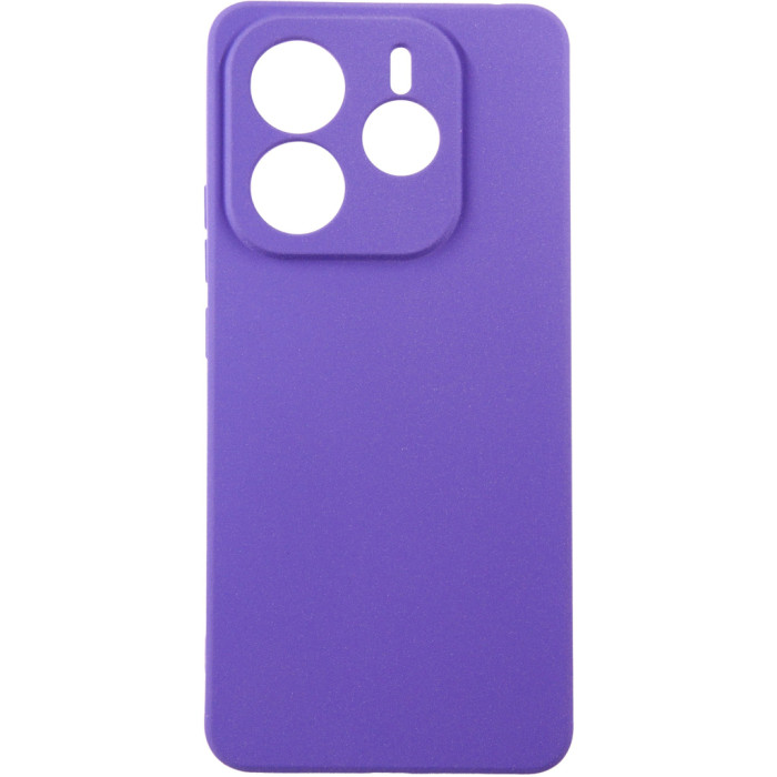 Чохол до мобільного телефона Dengos Xiaomi Redmi Note 14 4G Carbon + glass (Purple) (DG-KM-136)