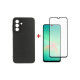 Чохол до мобільного телефона Dengos Kit Samsung Galaxy A26 Carbon + glass (Black) (DG-KM-137)