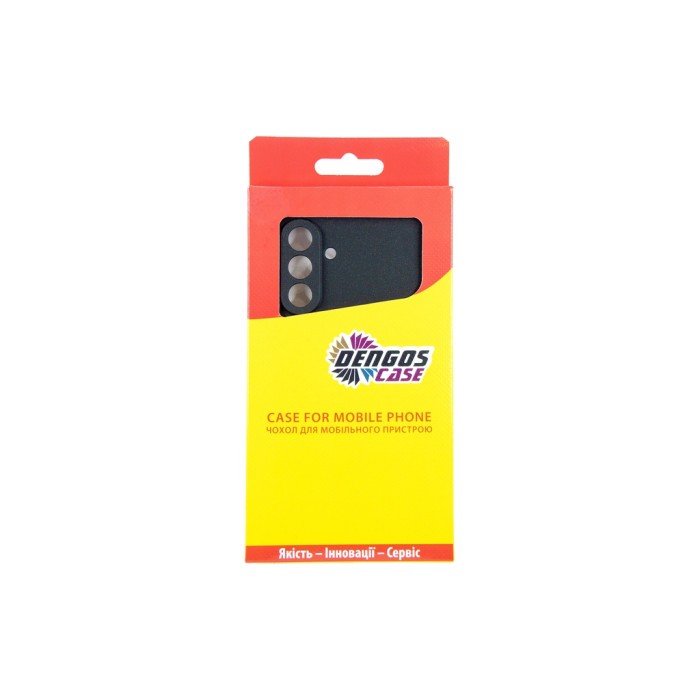 Чохол до мобільного телефона Dengos Kit Samsung Galaxy A26 Carbon + glass (Black) (DG-KM-137)