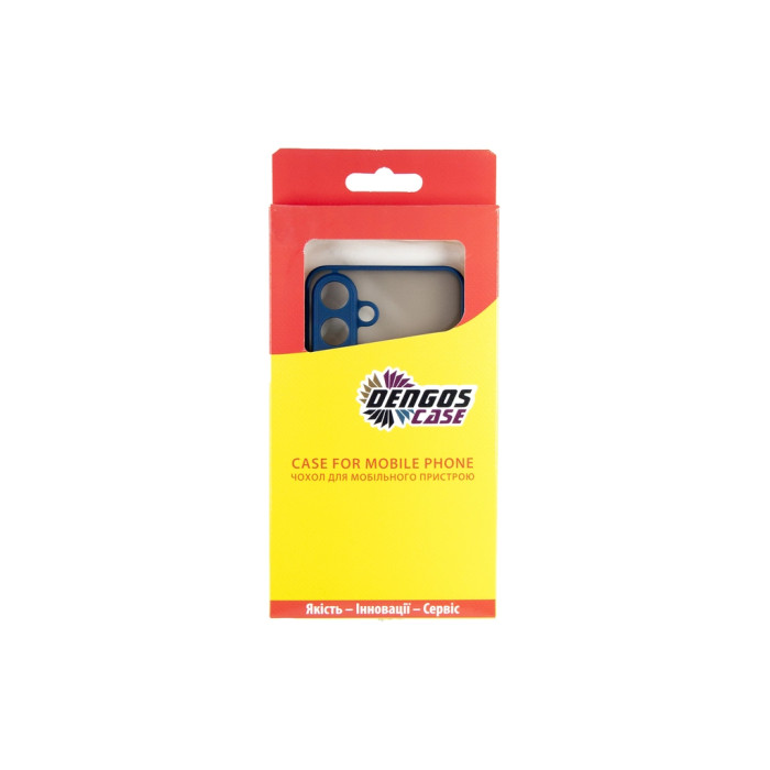 Чохол до мобільного телефона Dengos Kit Samsung Galaxy S25 Matte + glass (Blue) (DG-KM-142)
