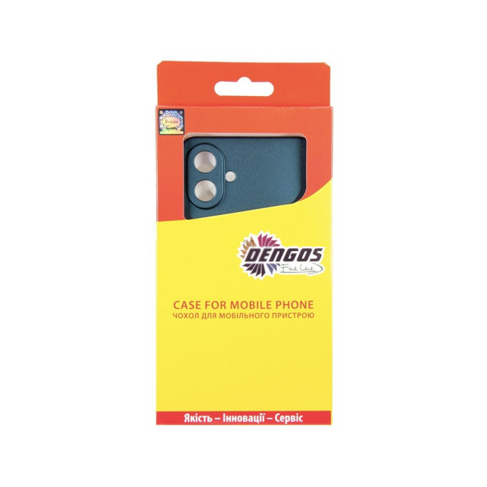Чохол до мобільного телефона Dengos Soft Kit for Samsung Galaxy A07 case + glass Green (DG-KM-166)