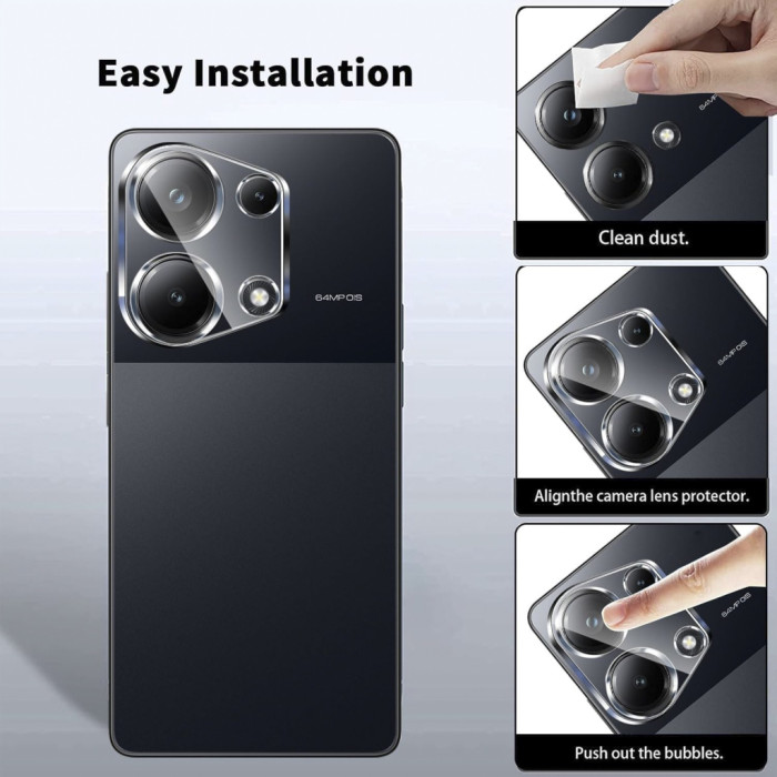Скло захисне Dengos Xiaomi Redmi Note 13 4G + camera module glass (DG-TGSCP-01)