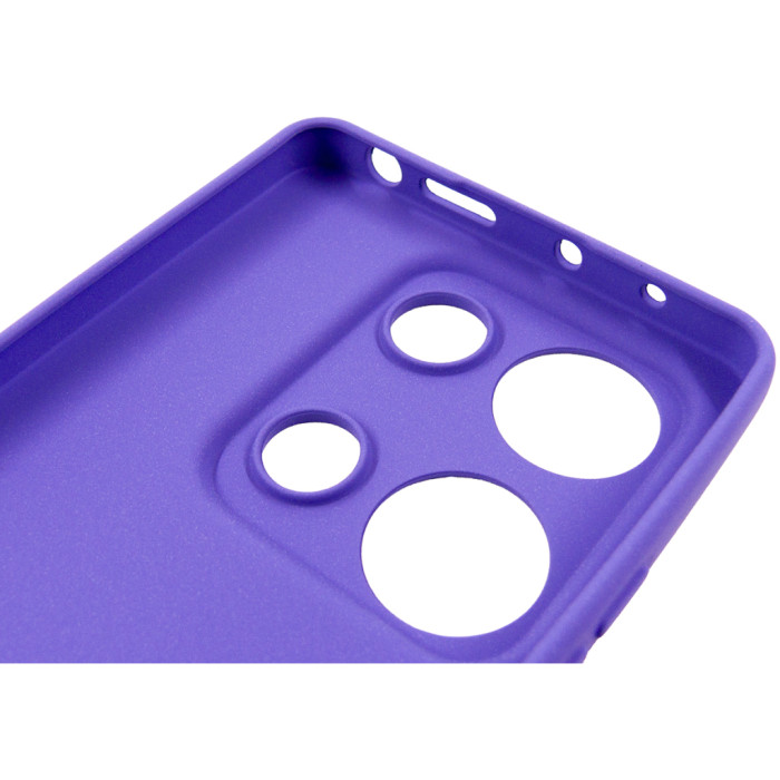 Чохол до мобільного телефона Dengos Carbon Xiaomi Redmi Note 14S (Purple) (DG-TPU-CRBN-228)