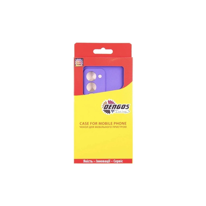 Чохол до мобільного телефона Dengos Carbon Xiaomi Redmi 15 Purple (DG-TPU-CRBN-239)