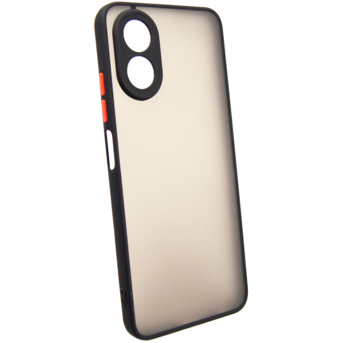 Чохол до мобільного телефона Dengos Matte OPPO A18 (black) (DG-TPU-MATT-135)