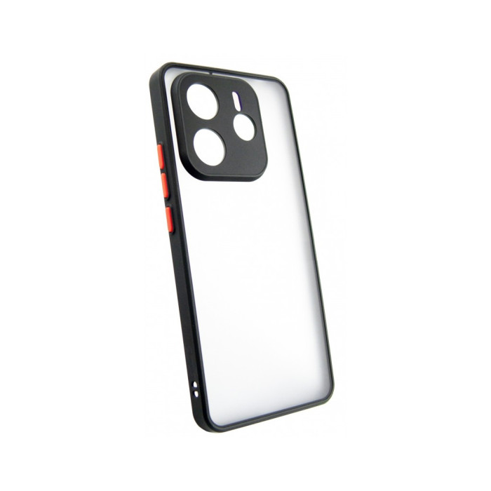 Чохол до мобільного телефона Dengos Matte Xiaomi Redmi Note 14 5G (Black) (DG-TPU-MATT-155)