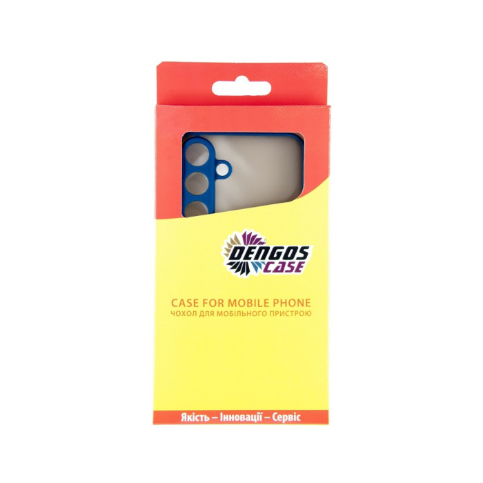 Чохол до мобільного телефона Dengos Matte Samsung Galaxy S25 Plus (Blue) (DG-TPU-MATT-163)