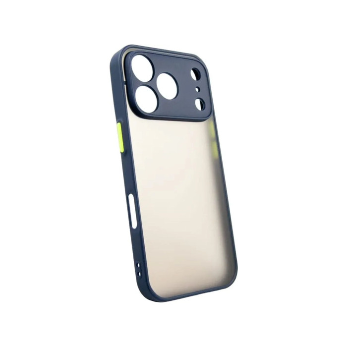 Чохол до мобільного телефона Dengos Matte iPhone 17 Pro Blue (DG-TPU-MATT-171)