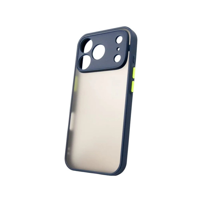 Чохол до мобільного телефона Dengos Matte iPhone 17 Pro Blue (DG-TPU-MATT-171)