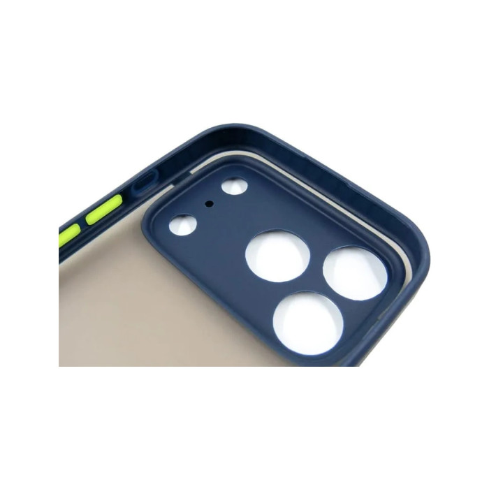 Чохол до мобільного телефона Dengos Matte iPhone 17 Pro Max Blue (DG-TPU-MATT-172)