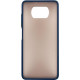 Чохол до мобільного телефона Dengos Matt POCO X3, blue (DG-TPU-MATT-69)
