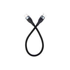 Дата кабель USB-C to USB-C 0.25m black Dengos (NTK-TC-TC-SHRT-BLACK)