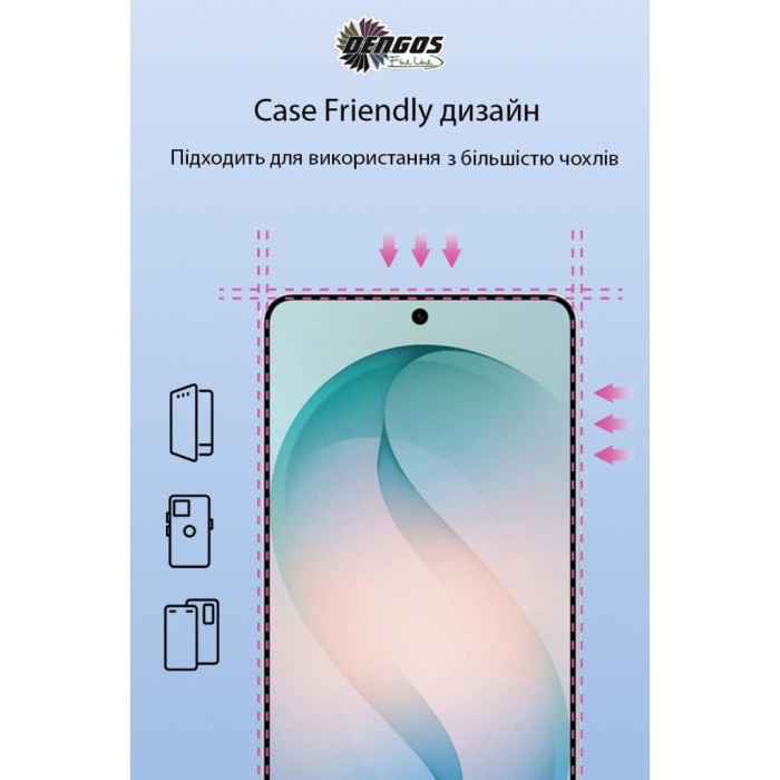 Скло захисне Dengos Full Glue Samsung Galaxy S26 Ultra Black (TGFG-444)