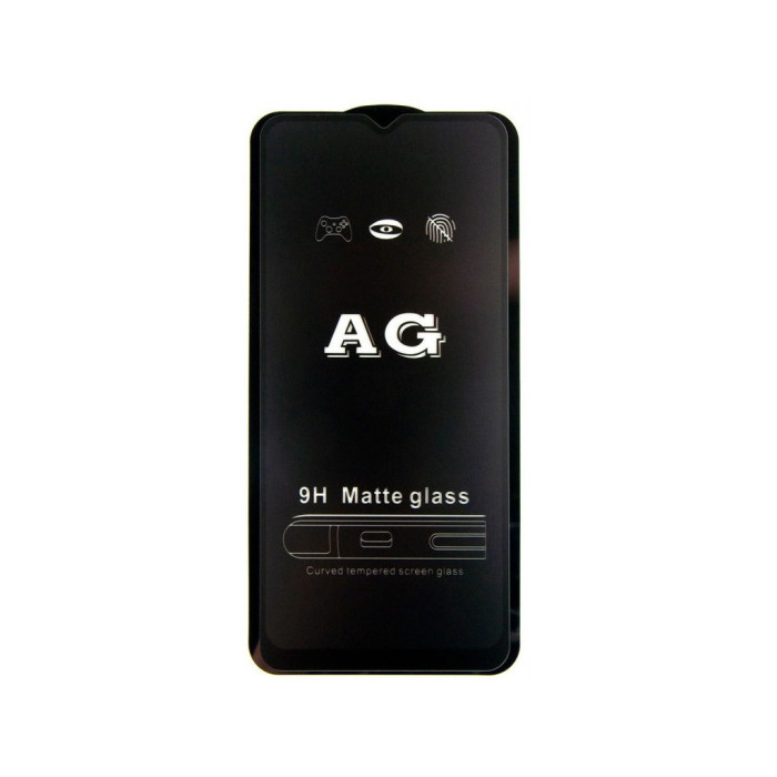Скло захисне Dengos Full Glue Matte OPPO A12, black frame (TGFG-MATT-33)