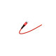 Дата кабель USB 2.0 AM to USB-C 1.0m 2.4A red Denmen (DN-D02T-RD)