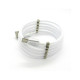 Дата кабель USB 2.0 AM to USB-C 1.0m 2.4A white Denmen (DN-D11T-WH)