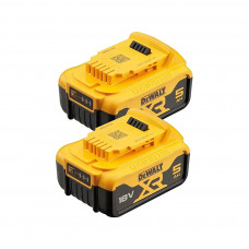 Акумулятор до електроінструменту DeWALT 18 В XR Li-lon 5Ah, 2 шт., 1.3 кг (DCB184P2)