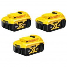 Акумулятор до електроінструменту DeWALT 18 В XR Li-lon 5Ah, 3 шт., 1.94 кг (DCB184P3)