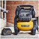 Компресор DeWALT акумуляторний 48 л/хв, ресивер 10л., 54V, 2x6Ah (DCC1054T2)