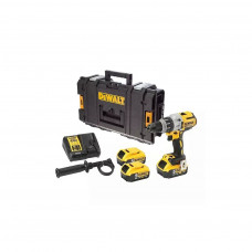 Шуруповерт DeWALT XR Li-Ion 18 В, 95 Нм, 2 АКБ + ЗП, рукоятка, кліпса, кейс (DCD996P3K)