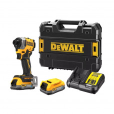 Шуруповерт DeWALT 18 В XR Li-lon PowerStack 2x1.7Ah, 206 Нм, кейс TSTAK (DCF850E2T)