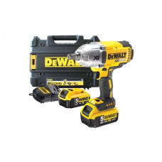 Гайковерт DeWALT 18 В XR Li-lon,950 Нм, 2 АКБ, ЗП, TSTAK (DCF899HP2)