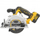 Дискова пила DeWALT 12В XR Li-lon безщіткова, диск 140х20 мм, 2x5Ah, кейс TSTAK (DCS512P2)